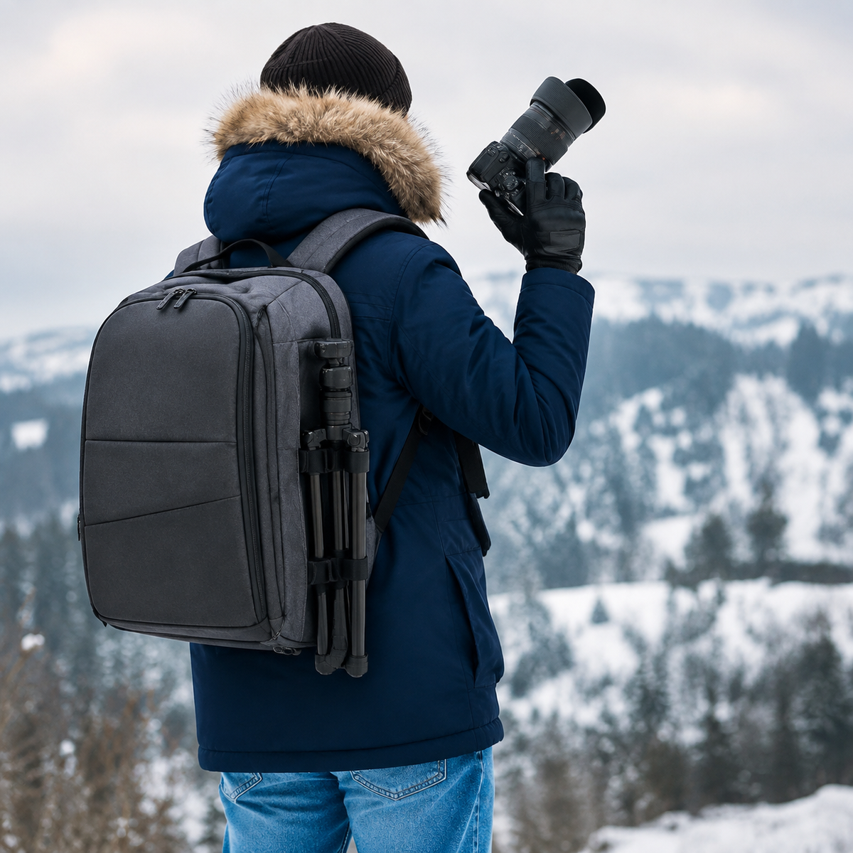 Waterproof Camera Backpack for camera equipment